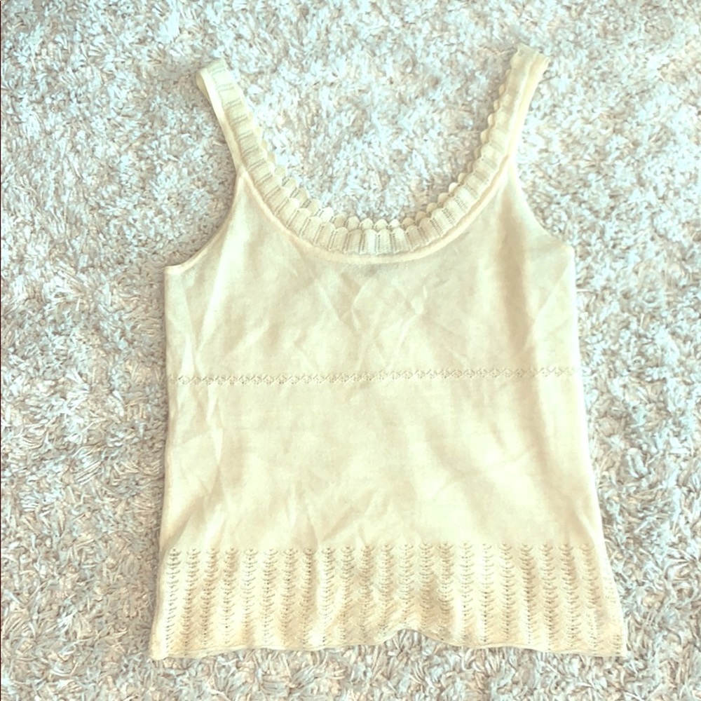 Tahari knit open detail